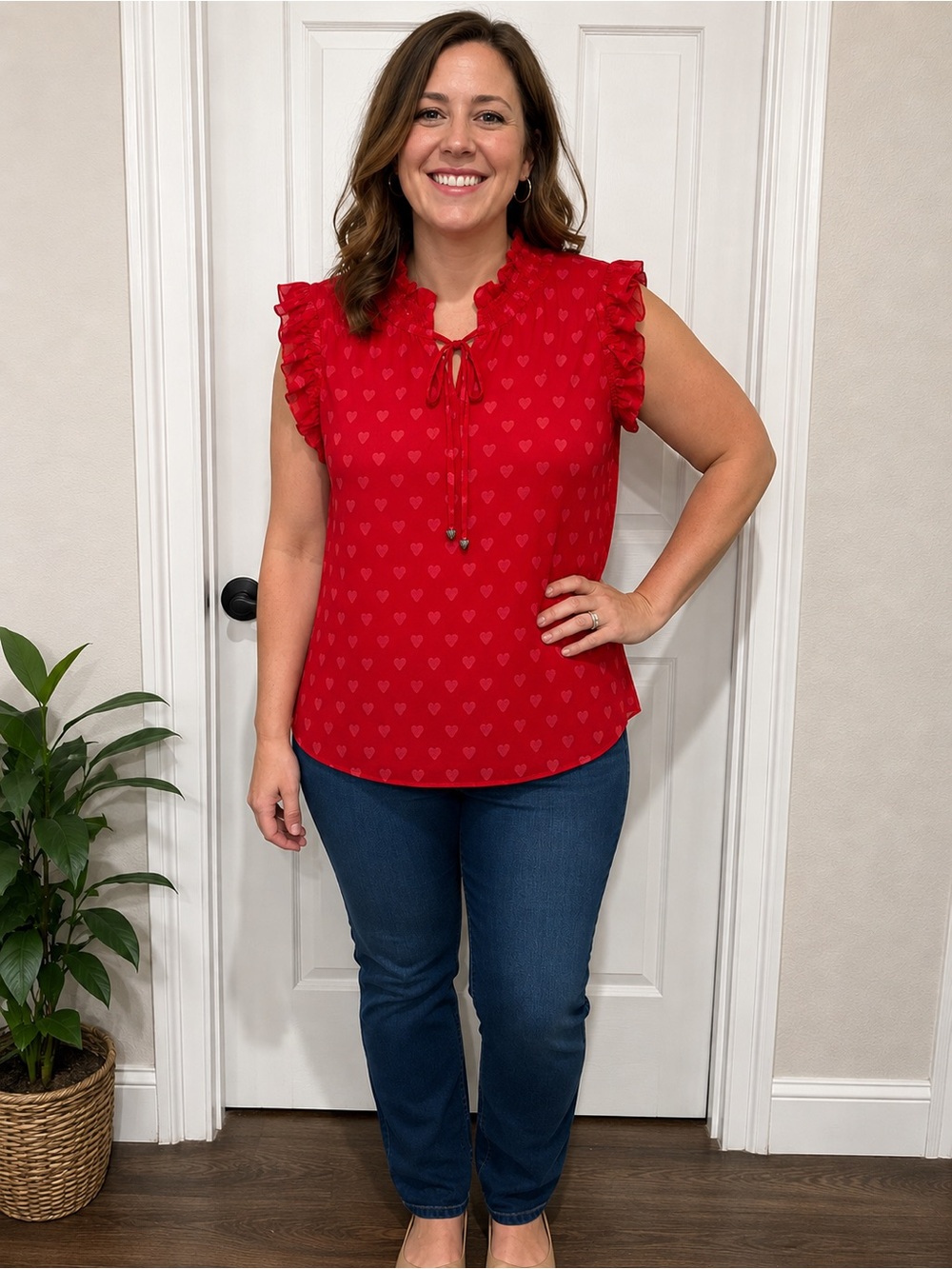 NWOT Kate Spade New York Heartbeat Blouse (L)
